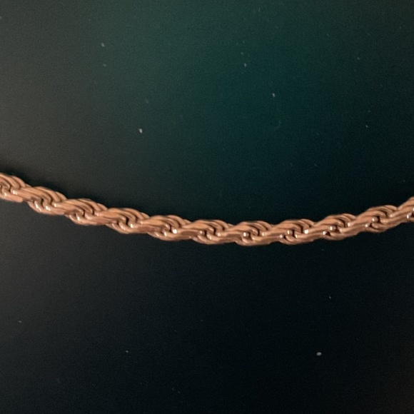 18” Sterling Silver Rope Chain from Italy - Picture 3 of 3